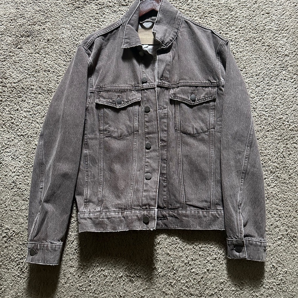 Mango Men's Brown Denim Jacket